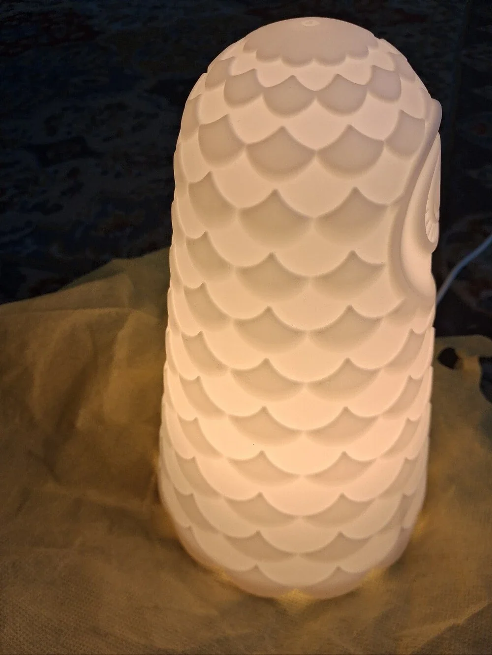 IKEA White Owl Night Light Accent Lamp